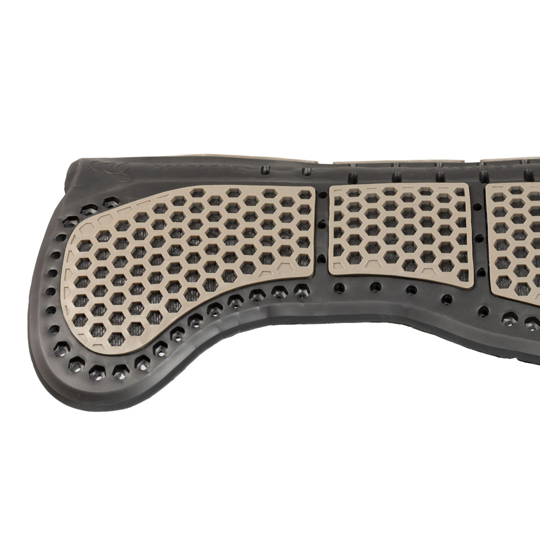 Acavallo Piuma Aero Balance EVA Gel Half Pad - Black/Walnut, view 4
