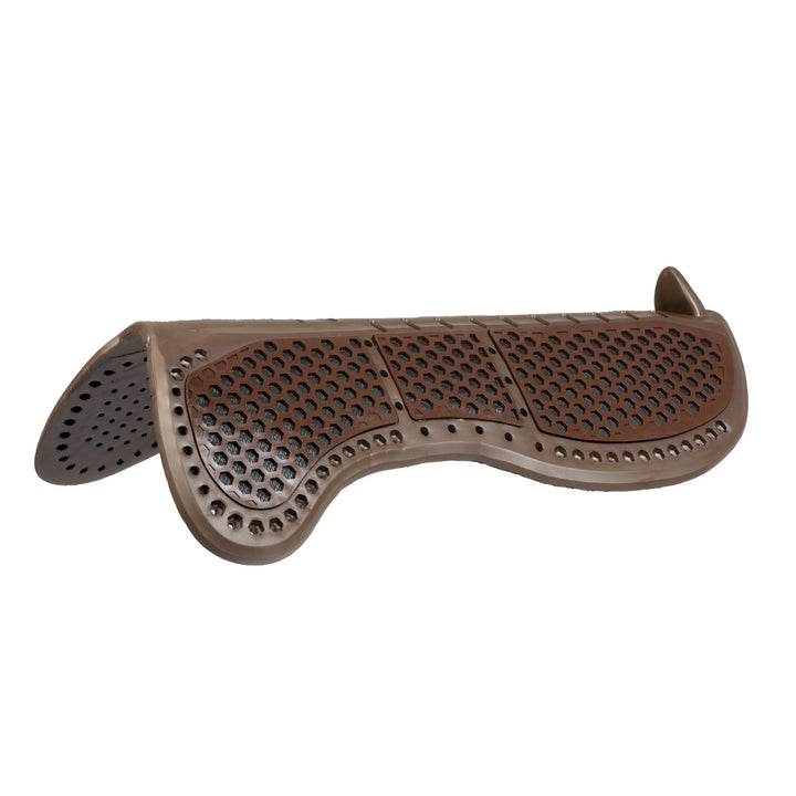 Acavallo Piuma Aero Balance EVA Gel Half Pad - Brown, front view