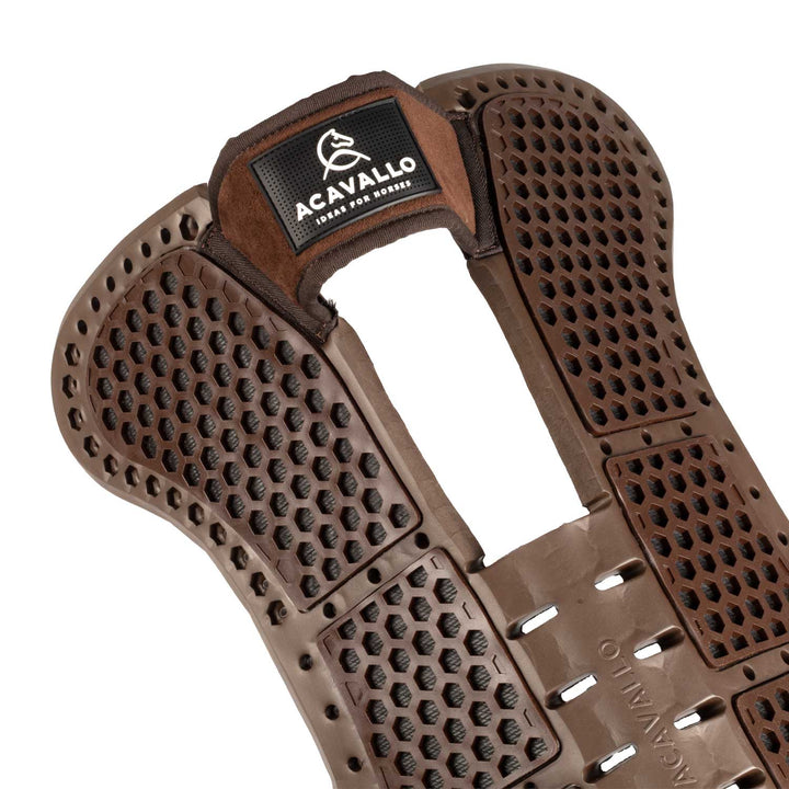 Acavallo Piuma Aero Balance Withers-Free Half Pad - Brown, view 9