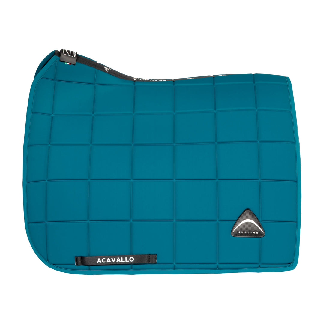 Acavallo Sublime Square Dressage Saddle Pad - Petrol, view 2