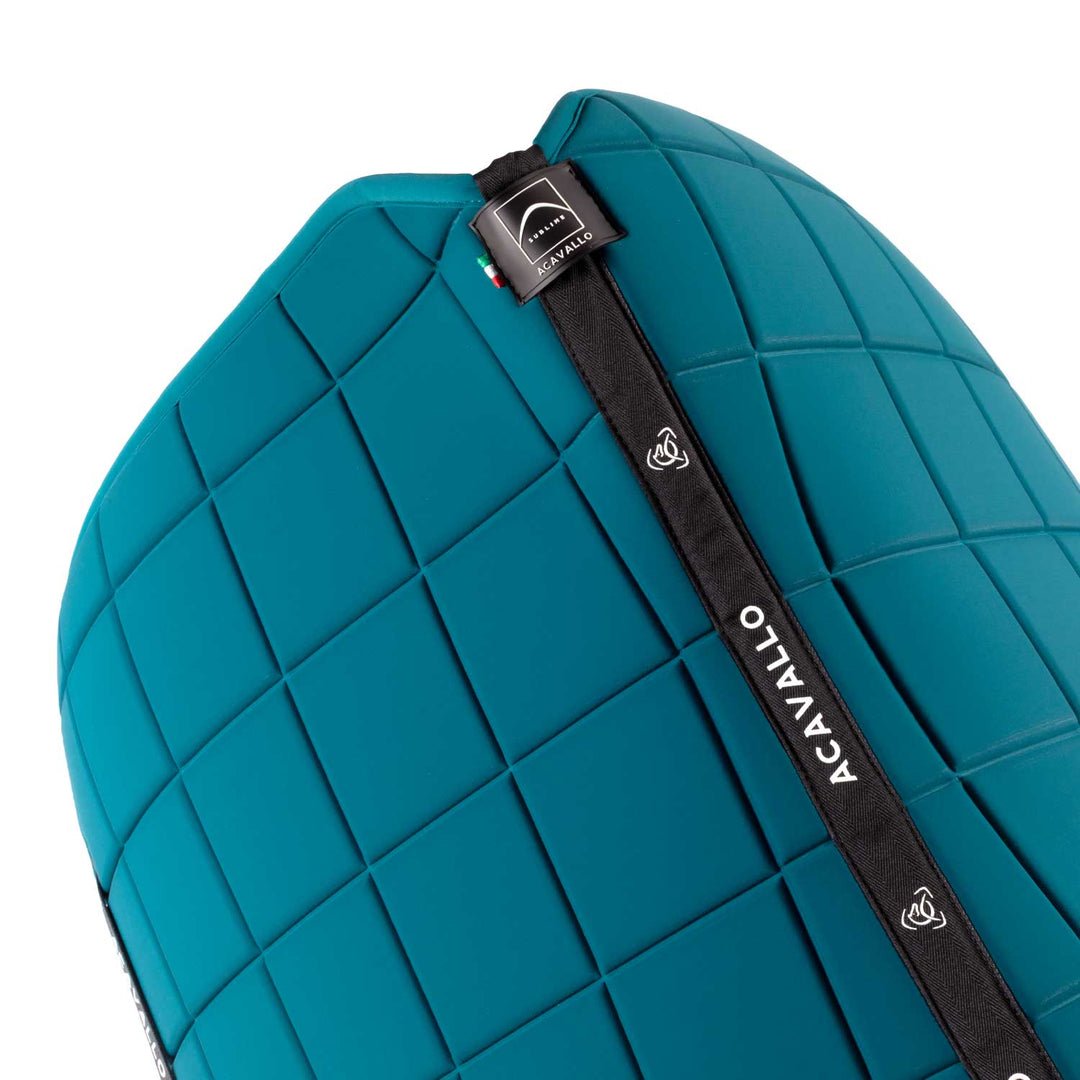 Acavallo Sublime Square Dressage Saddle Pad - Petrol, view 3