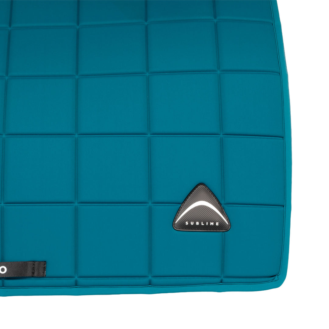 Acavallo Sublime Square Dressage Saddle Pad - Petrol, view 5