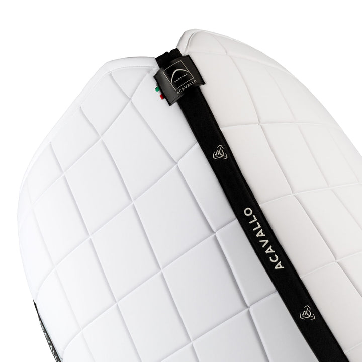 Acavallo Sublime Square Dressage Saddle Pad - White, view 3