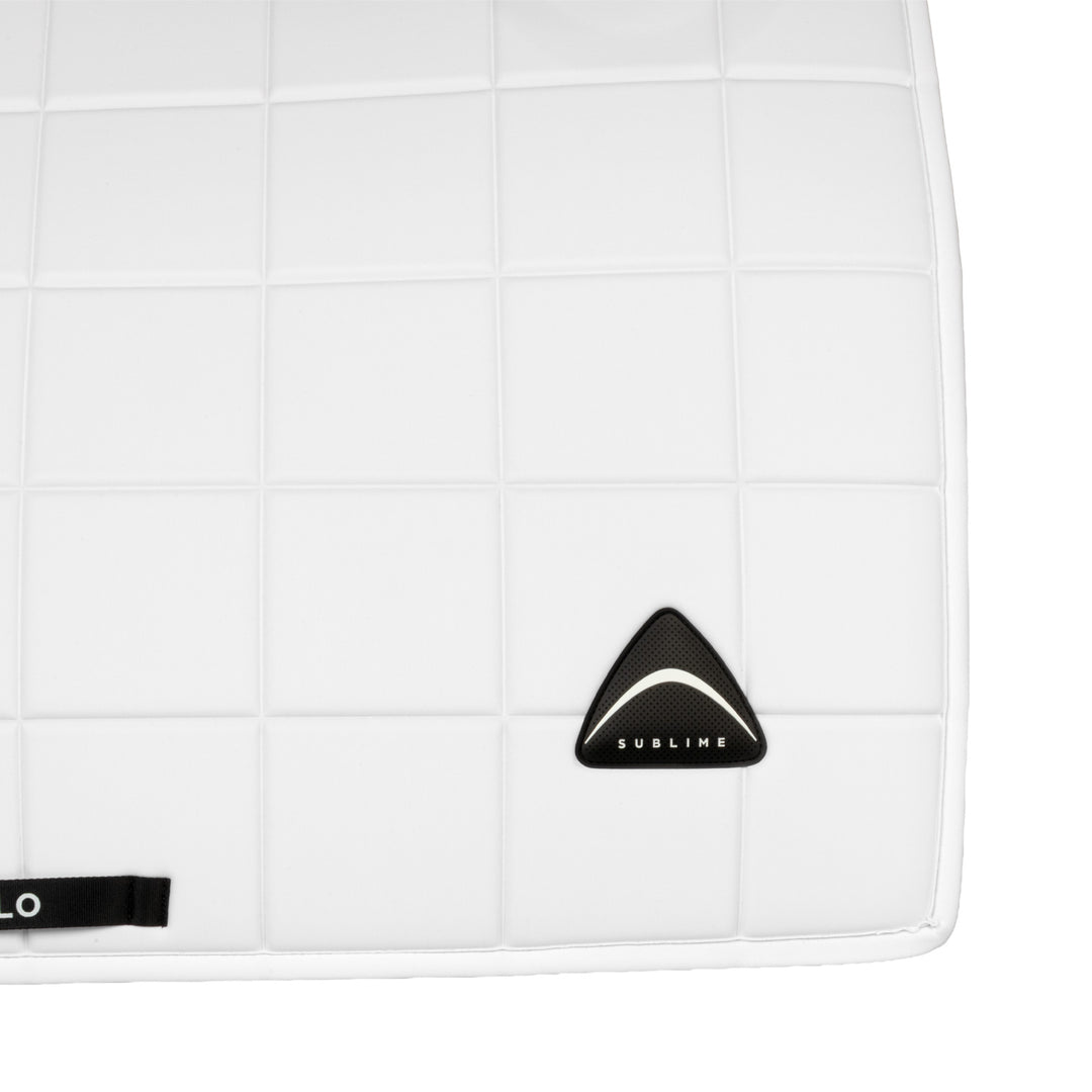 Acavallo Sublime Square Dressage Saddle Pad - White, view 5