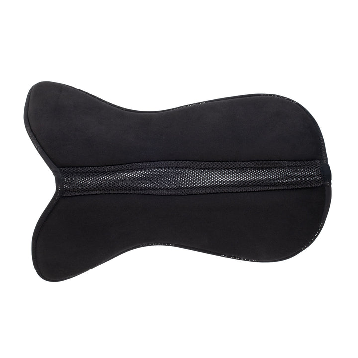 Acavallo Jumping Close Contact Memory Foam Half Pad with Extreme Grip - Total Black, view 5