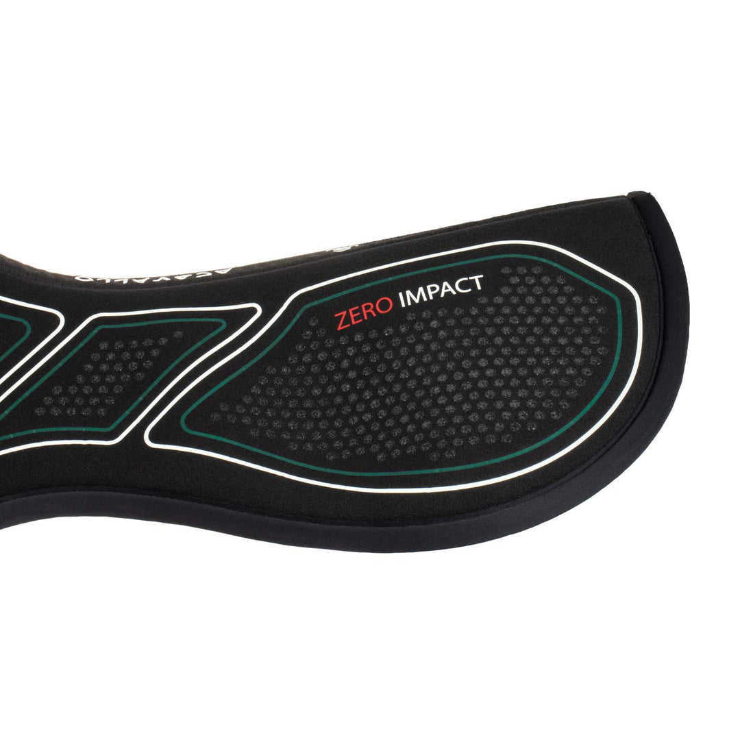 Acavallo Sublime Zero Impact Slim Flat Half Pad - Black, view 4