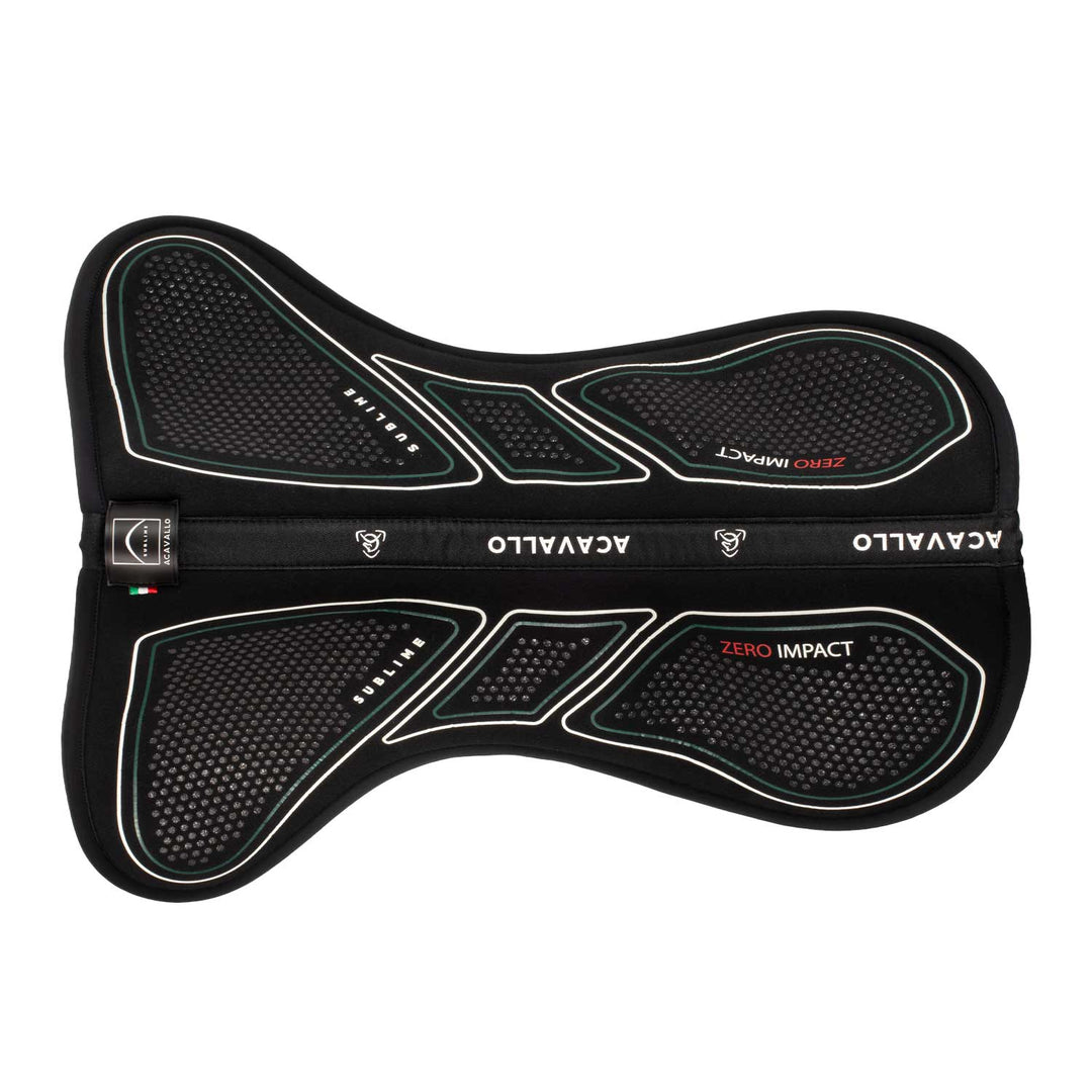 Acavallo Sublime Zero Impact Slim Flat Half Pad - Black, view 6