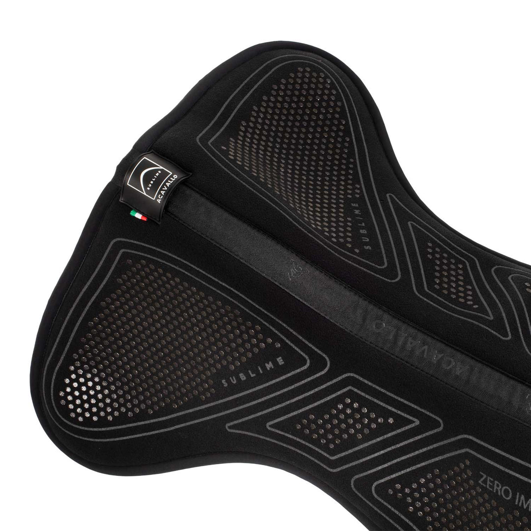 Acavallo Sublime Zero Impact Slim Flat Half Pad - Total Black, view 7