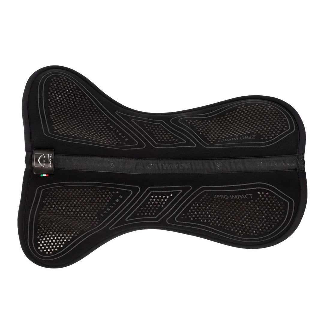 Acavallo Sublime Zero Impact Slim Flat Half Pad - Total Black, view 6