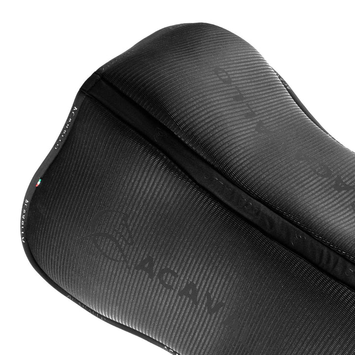 Acavallo Memory Foam Half Pad with Extreme Grip and Bamboo Lining - Total Black, view 5