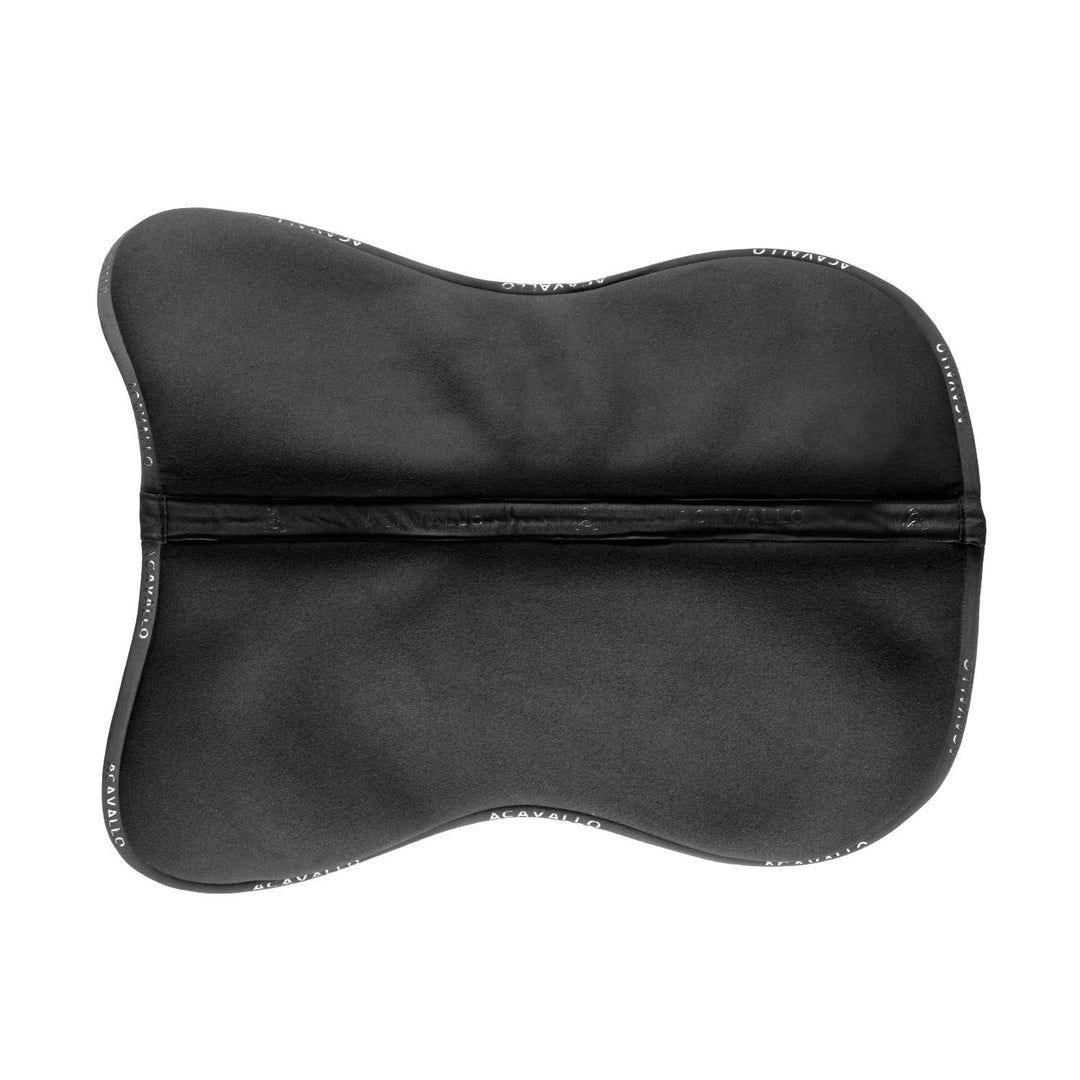 Acavallo Memory Foam Half Pad with Extreme Grip and Bamboo Lining - Total Black, view 4
