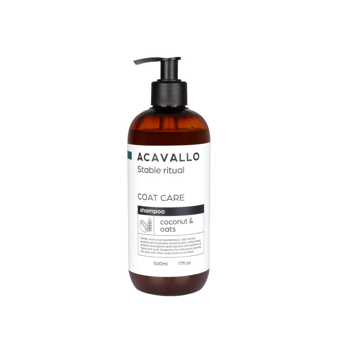 Acavallo Coconut and Oat Silky Effect Shampoo, front view