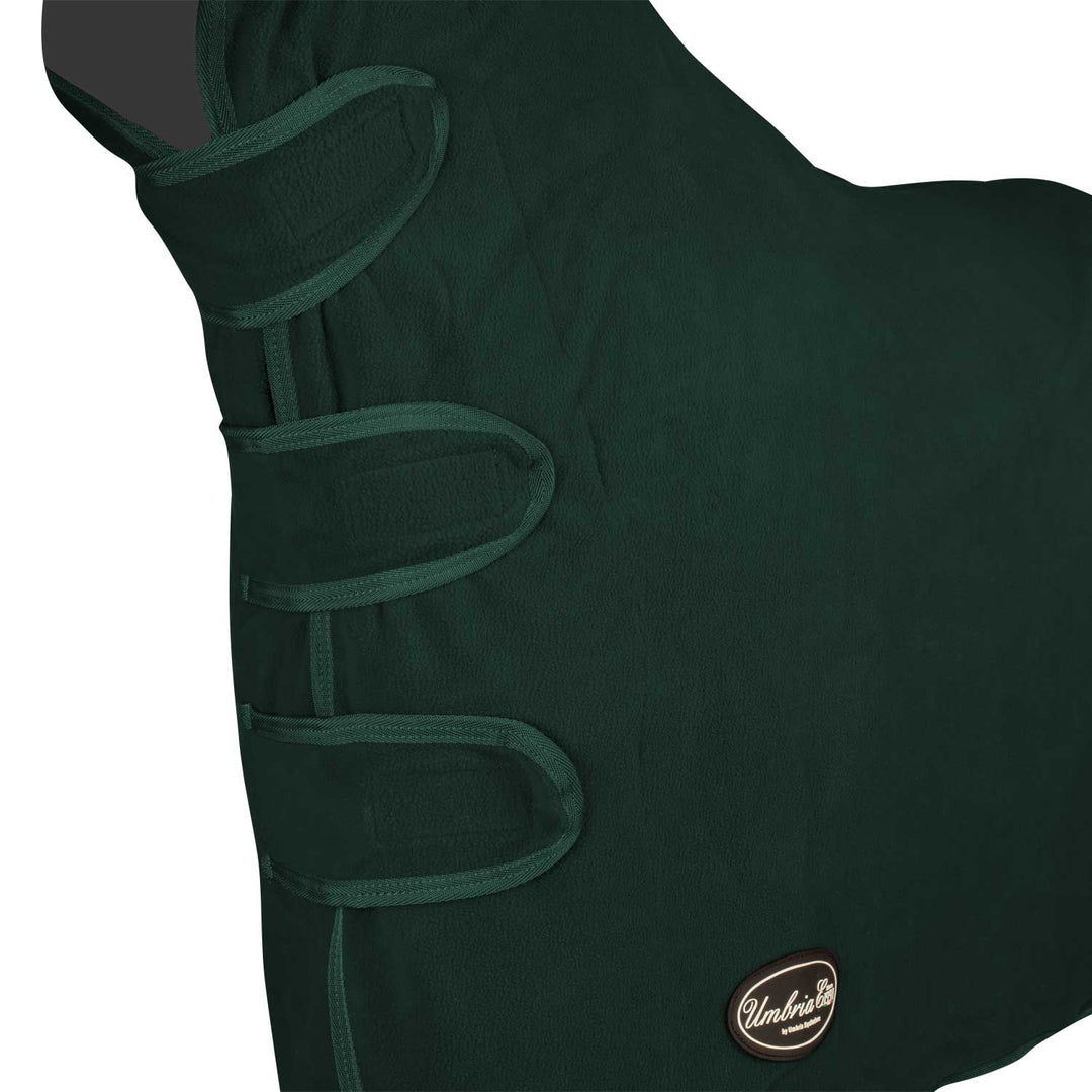 Umbria Equitazione Yukon Anti-Pilling Fleece Rug with Neck - Green, view 2