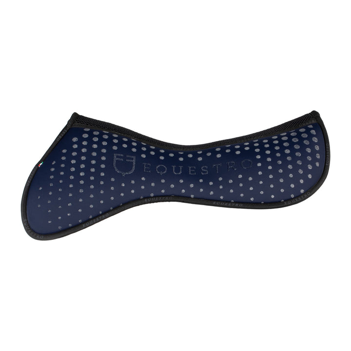 Equestro Memory Foam Glitter Grip Half Pad - Navy/Silver, view 2