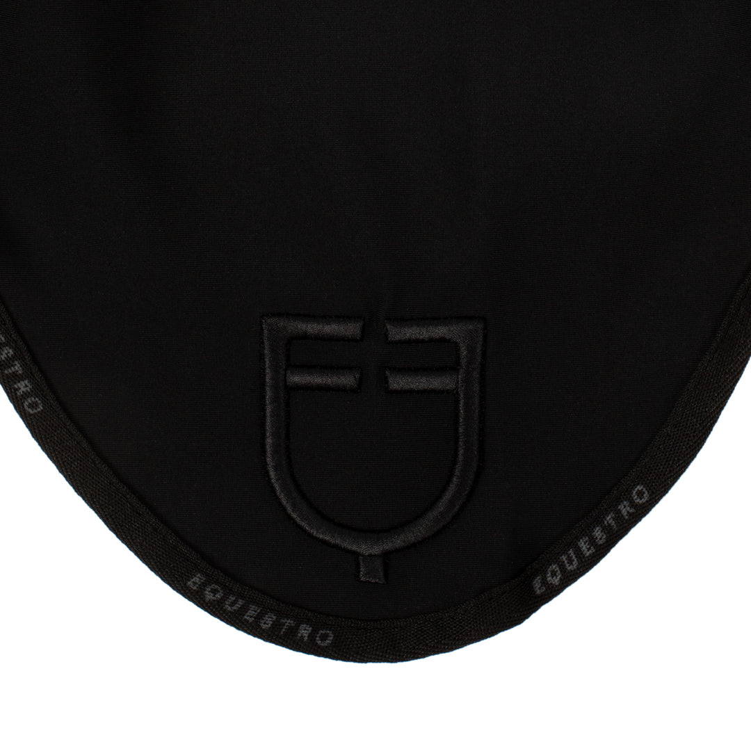 Equestro Technical Fabric Logo Fly Veil - Black, view 4