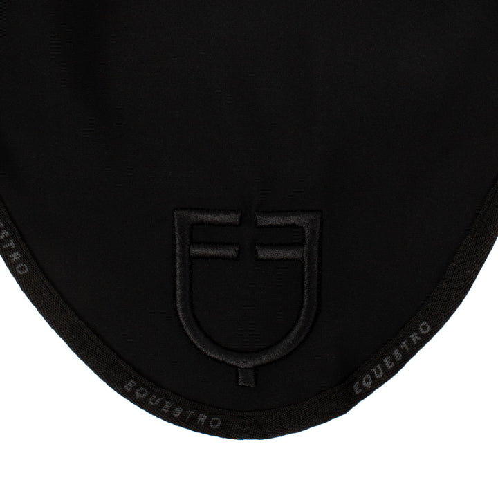 Equestro Technical Fabric Logo Fly Veil - Black, view 4