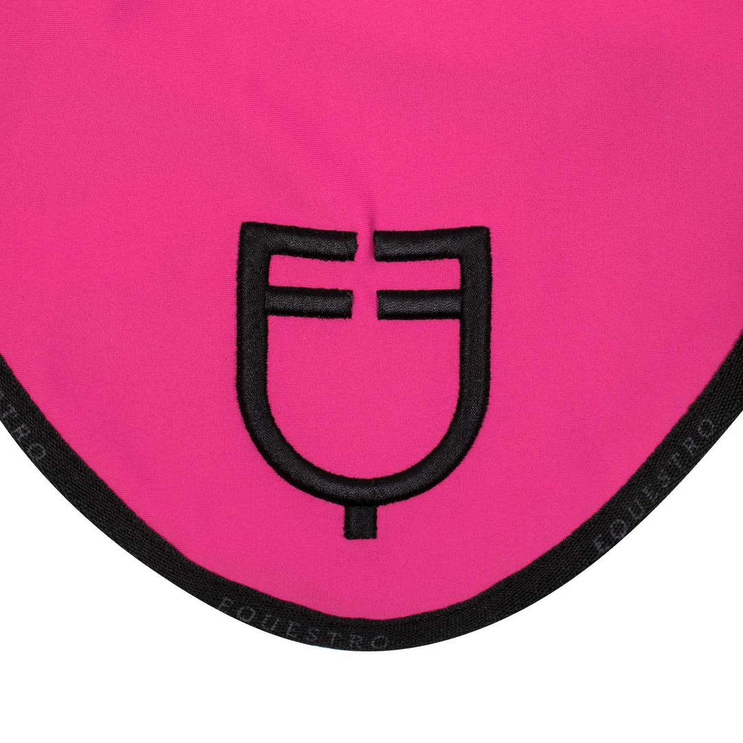 Equestro Technical Fabric Logo Fly Veil - Fuchsia/Black, view 4