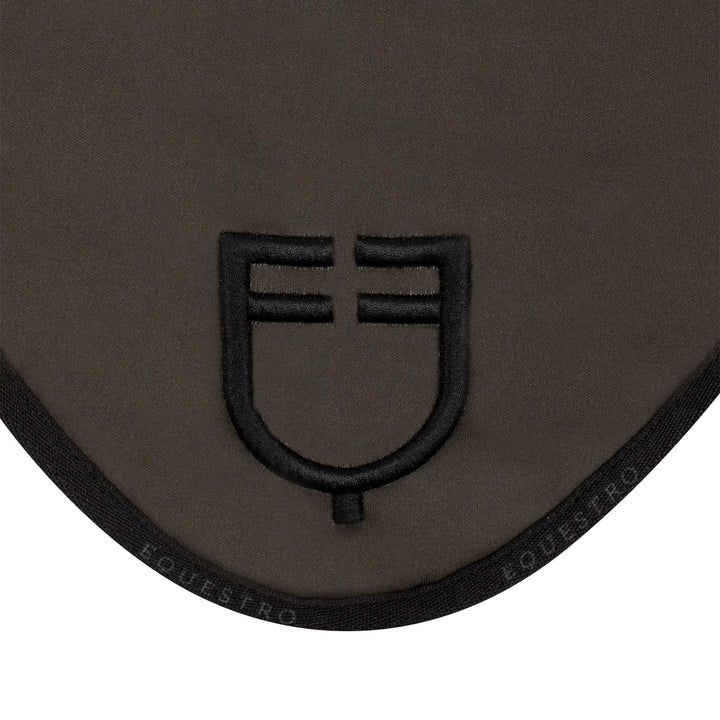 Equestro Technical Fabric Logo Fly Veil - Military Green/Black, view 4
