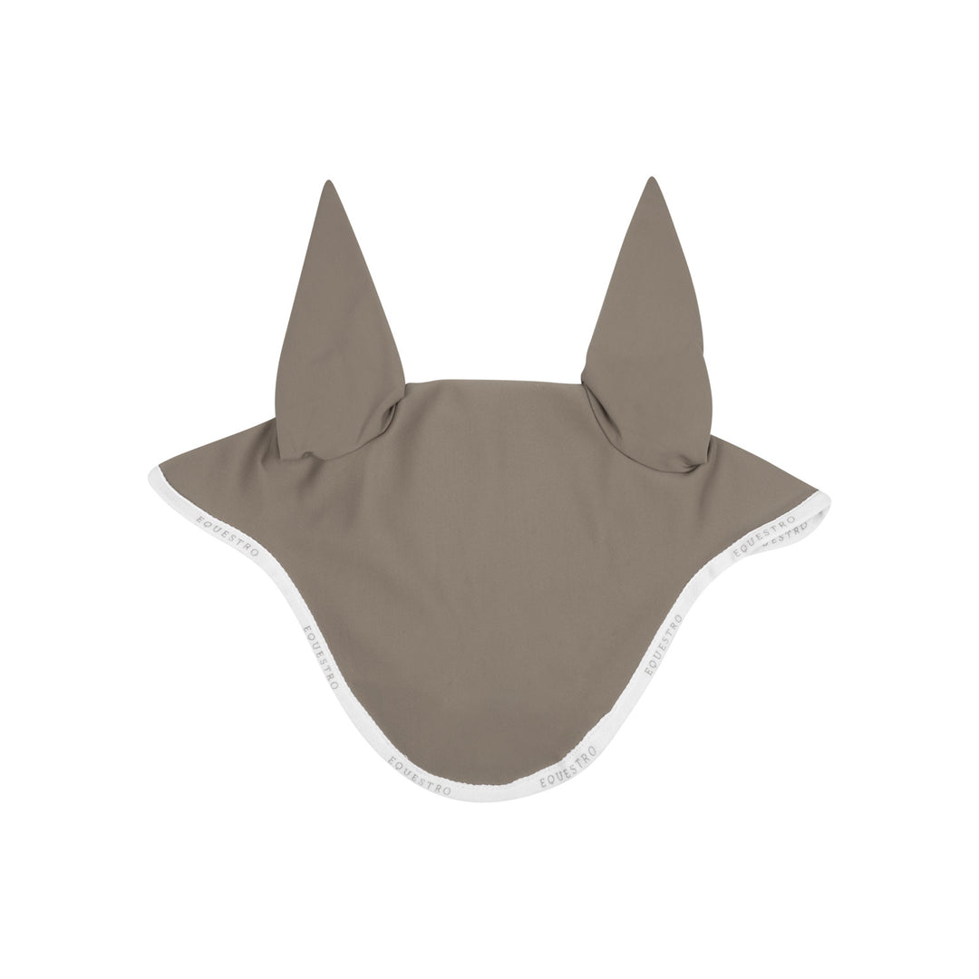 Equestro Technical Fabric Fly Veil - Terra/White, front view