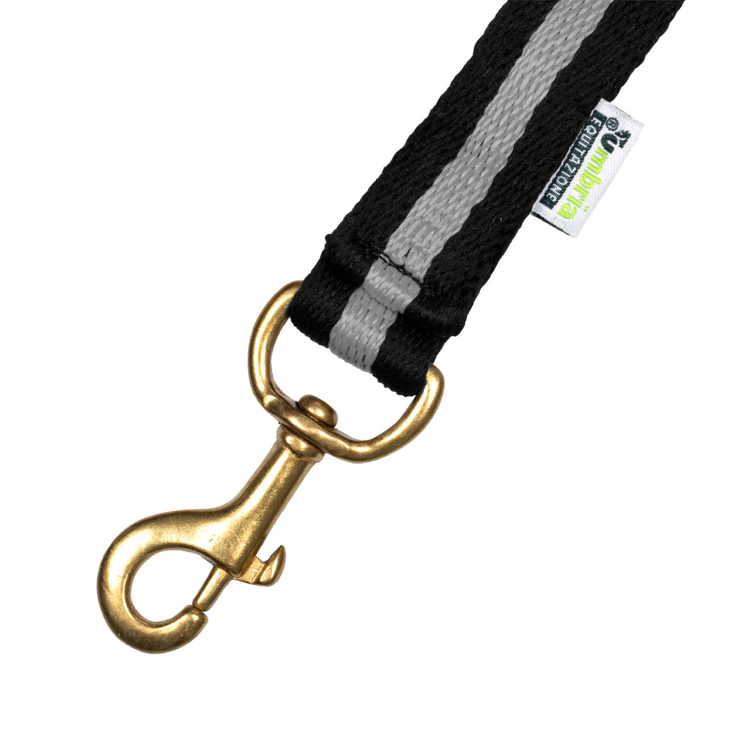 Umbria Equitazione Padded Lunge Line - Black/Grey, view 2