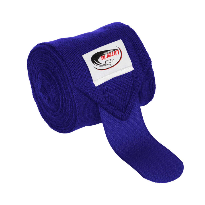 Umbria Equitazione Knitted Bandages with Hook-and-Loop Closure - Royal Blue, view 2