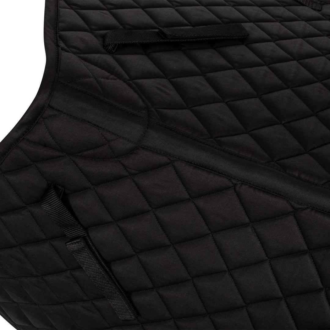 Derby Classic Quilted Saddle Pad - Black, view 4